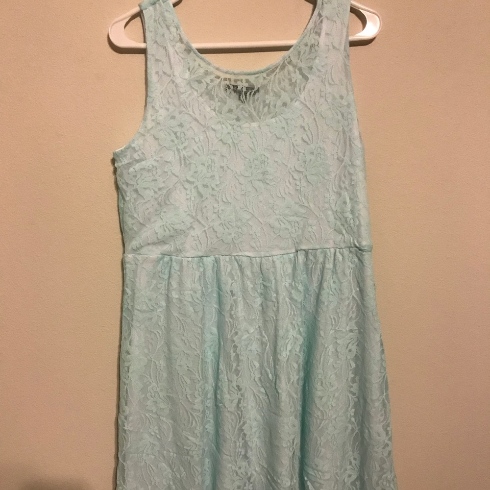 Light blue lace dress